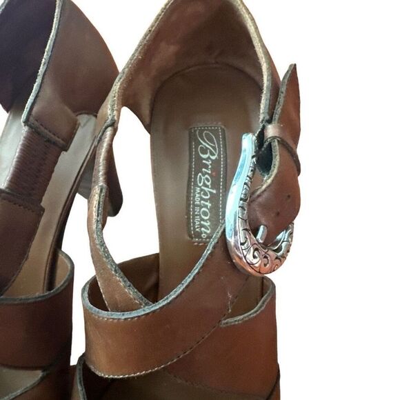 Brighton Brown Leather Heels- size 8.5 - Picture 8 of 8